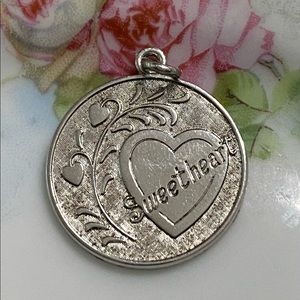 Vintage Wells Sterling Sweetheart Pendant (Final Price)